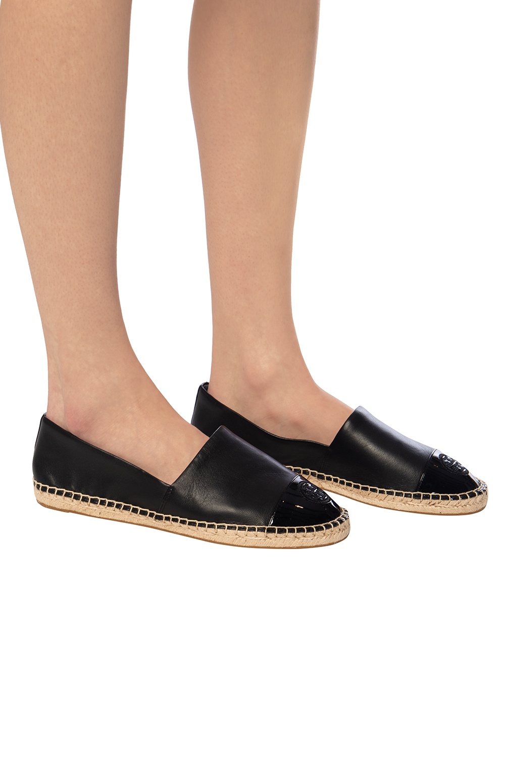 Tory burch clearance espadrilles leather